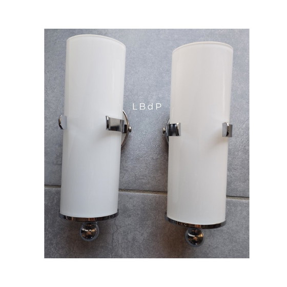 Image 1 of Pair Of 1970's Vintage Space Age Wall Lights