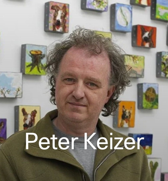 Dipinto a olio 'Uitgemaakt' Peter Keizer – Dipinti e disegni, Tela (photo 5 of 5)