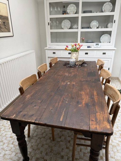 French Dining Table from 1805 – eettafels, Wood