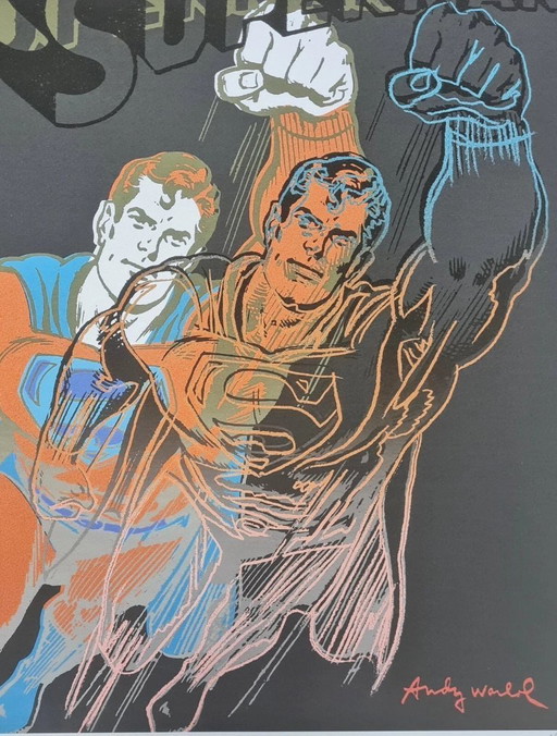 D'après Andy Warhol, Superman, années 1980, lithographie