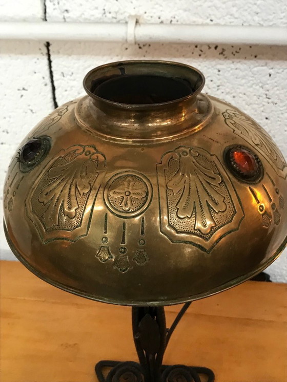 Image 1 of Antieke Art Nouveau lamp