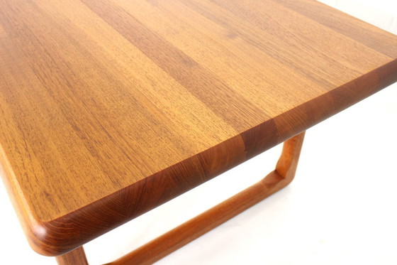 Image 1 of as new! TSM TARM Stole & Møbelfabrik Danish Mid - Century entirely solid Teak Coffee Table / Vintage Coffee Table