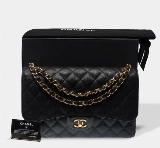 Sac CHANEL Tijdloos/Classique en Cuir Noir - 103396