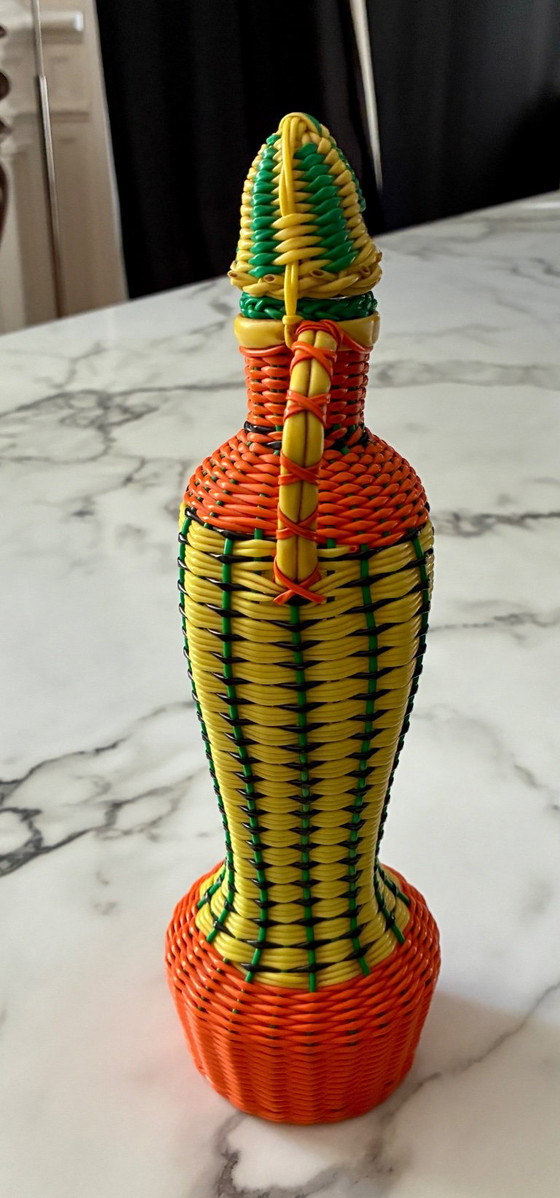 Bottiglia decorativa Scoubidou vintage – Oggetti decorativi, Vetro, Plastica (photo 2 of 7)