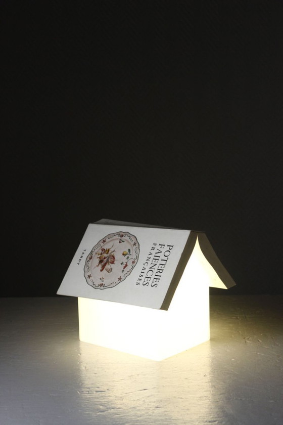 Image 1 of Opaline table lamp with book rest, designed by Sang Jin Lee for Suck UK