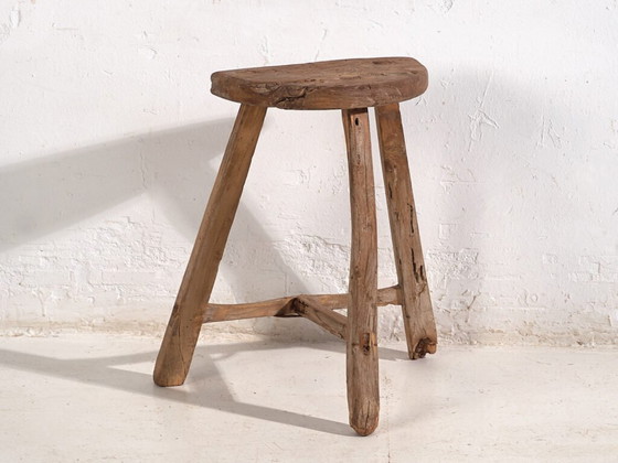 Antique primitive stool - Late Qing Dinasty (c.1900) #5 (photo 26 of 30)