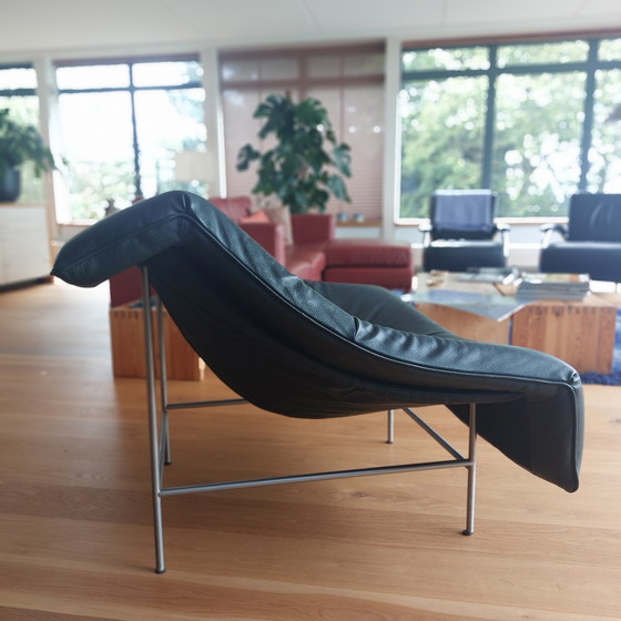 Montis Butterfly Sessel, schwarzes Leder, neuwertig – Leather, Metal (photo 3 of 8)