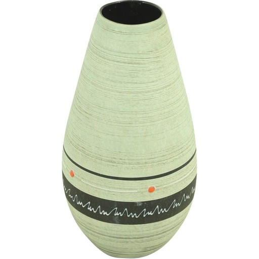 Vintage Keramik Bodenvase Modell 45540 für Übelacker