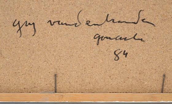 Image 1 of Guy Vandenbranden - Untitled 1984 - Gouache on paper - Unique work