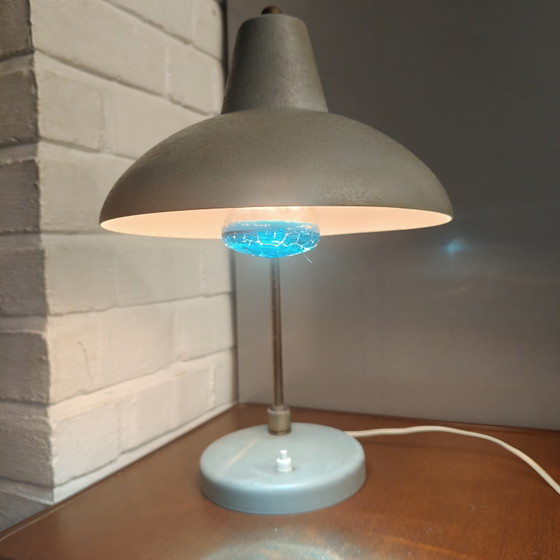 Rare Mid-Century Modern Desk Lamp – Unknown Designer – 1950s/60s – Original Condition – Table lamps, Brass (photo 3 of 15)
