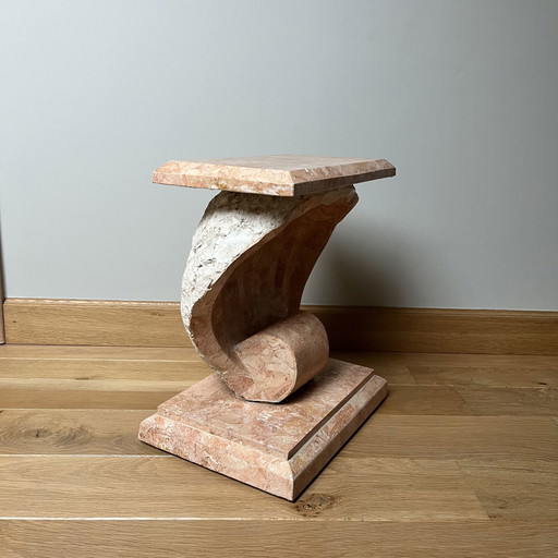 Columna de pedestal de concha de Mactan