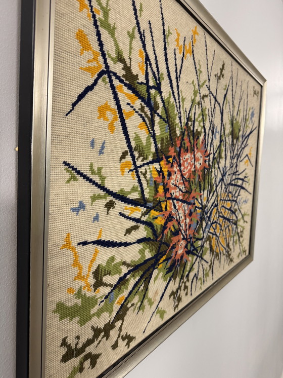 Image 1 of Tapisserie Brodée Elie Grekoff Années 60