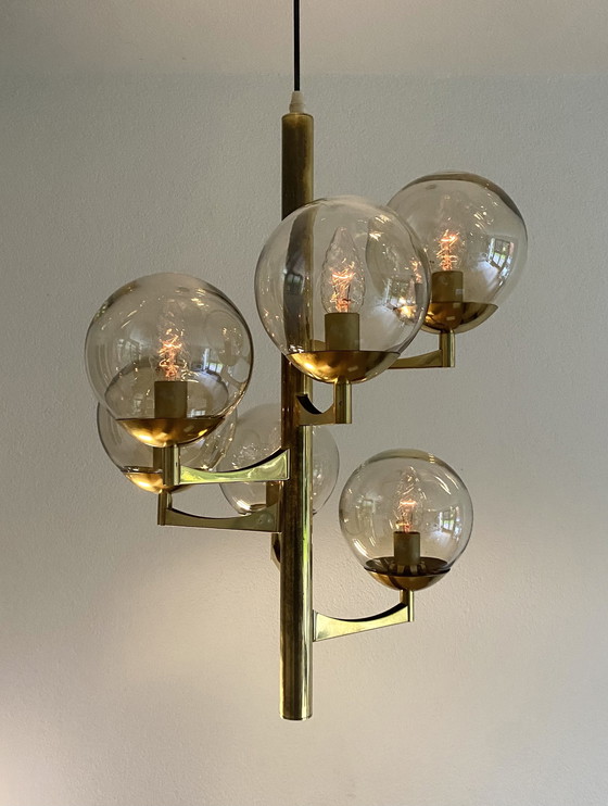 Image 1 of Lampada a sospensione vintage Sciolari anni '70