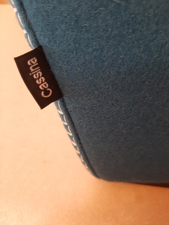 Image 1 of CASSINA 637 UTRECHT fauteuil (NIEUW, NOOIT GEBRUIKT) in 13L OTHANIO WOL met natuurlijke draadstiksels en paardenpunt