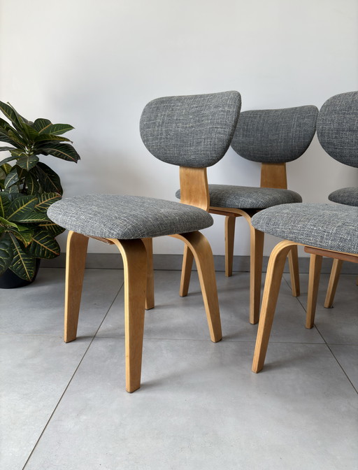 Chaises de salle à manger vintage Pastoe Modèle SB03