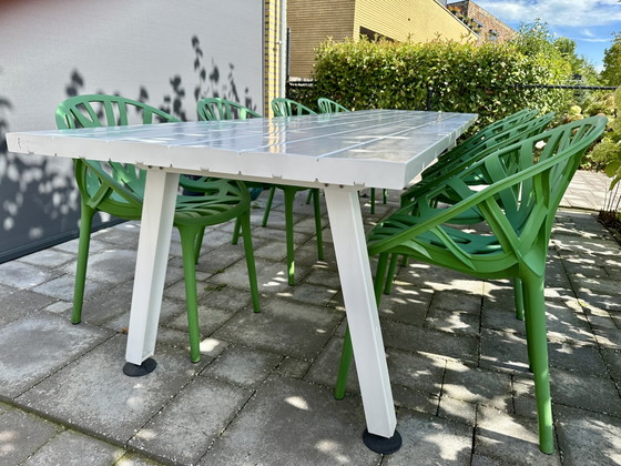 Mesa de la colección Plein Air Extremis Marina en color blanco roto, 335 cm. – Conjuntos de jardín, Polyester (photo 4 of 15)