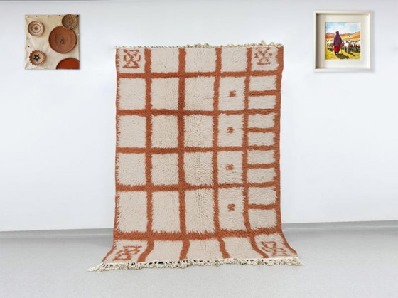 Image 1 of Moroccan rug in natural wool, 250cm x 150cm