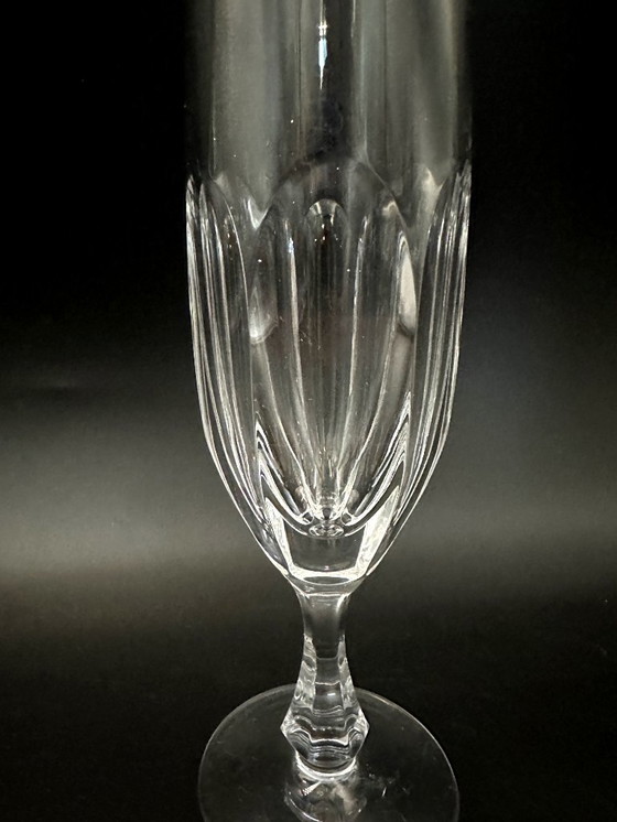 Image 1 of 6 x Bleikristall Sektgläser Thomas Webb 60s