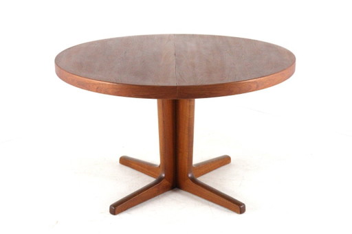 Danish design vintage round dining table extendable dining table