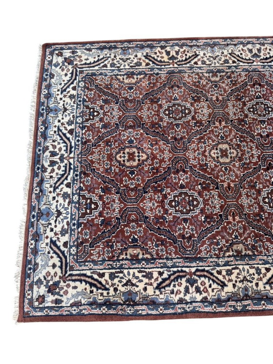 Image 1 of Hangeknoopt perzisch tapijt 154x200cm - oosters vloerkleed