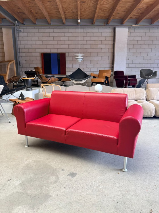 Divano a due posti Vitra Morrison (disponibilità: 2) – Divani 2 posti, Leather, Metal (photo 3 of 9)