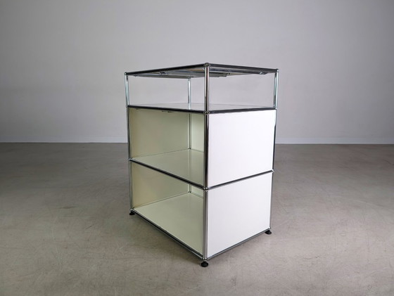 Image 1 of Credenza USM Haller originale bianca 3x1 cassettiera ripiano Fritz