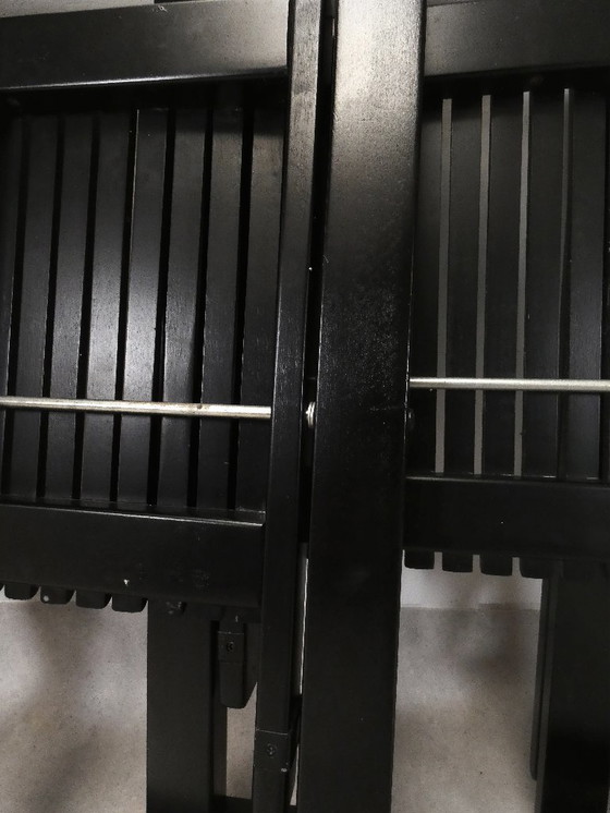 Image 1 of  4 Trieste folding chairs with storrage table - Aldo Jacober for A. Bazzani 