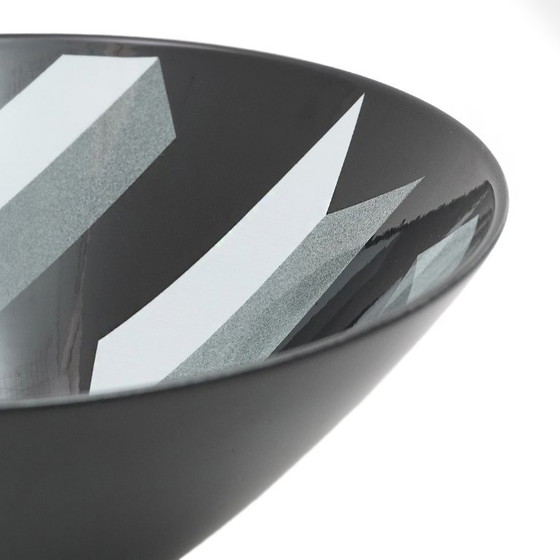 Image 1 of Dekorierter Keramikteller "Atlantis" von Rolf Sinnemark für Rorstrand, 1980er Jahre