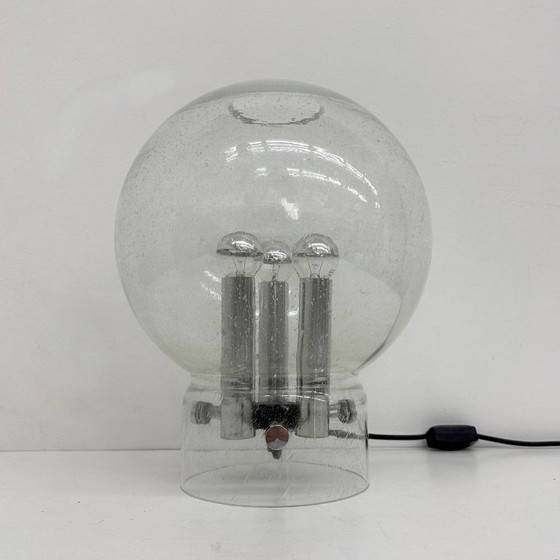 Image 1 of Limburg Glashütte glass table lamp , 1970s
