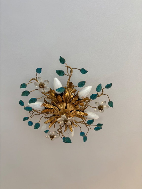 Image 1 of Lampadario vintage Banci Firenze – stile fiorentino italiano – in ottime condizioni