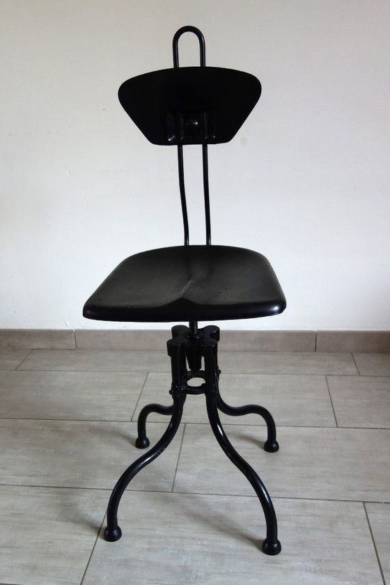 Image 1 of Flambo M42 industriële stoel, jaren 1930