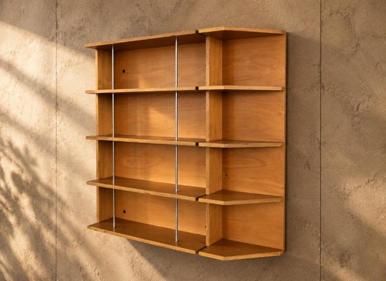 Mobile a parete vintage | Mobile pensile | Librerie – Legno (photo 3 of 6)