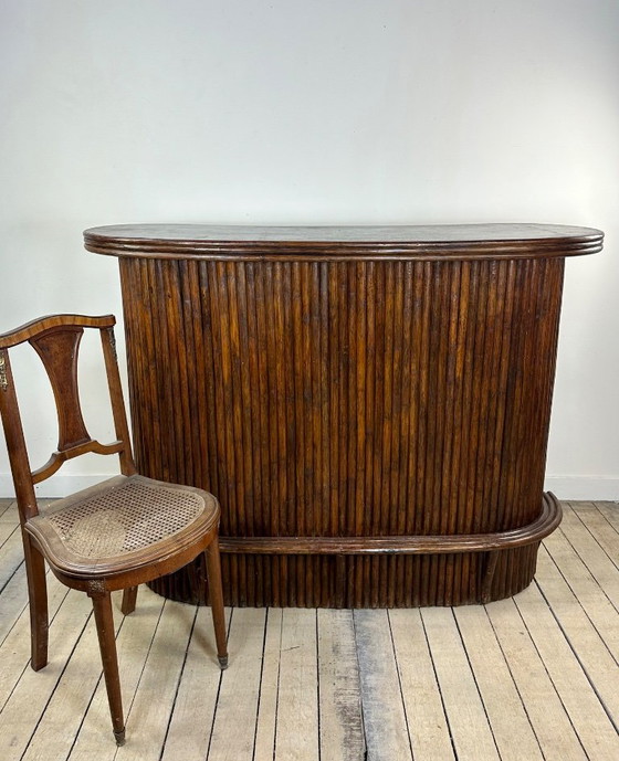 Image 1 of Vintage bamboo bar from the 1970s
