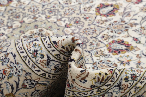 Image 1 of Origineel Perzisch tapijt Keshan, Kashan Beige 398 x 295 cm In topconditie Klassiek