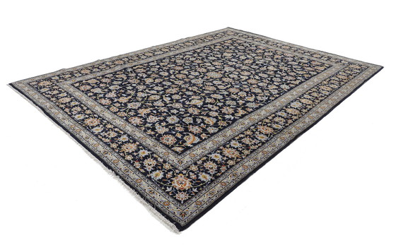 Image 1 of Tapis persan original noué à la main Keshan 385 X 280 cm Très bon état Fin avec soie