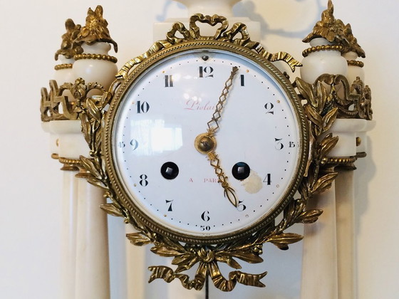 Image 1 of Kamingarnitur Piolaine (Paris) * Antik, 19. Jahrhundert * Uhr