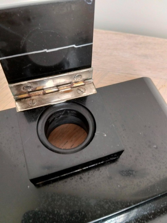 Tintero de mármol negro, Accesorios de mesa, Vidrio (foto 4 de 9)