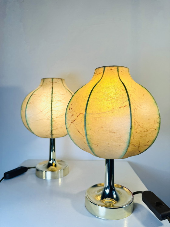 Image 1 of COCOON TABLE LAMP BY FRIEDEL WAUER FOR GOLDKANT LEUCHTEN, GERMANY, CIRCA 1960s/1970s