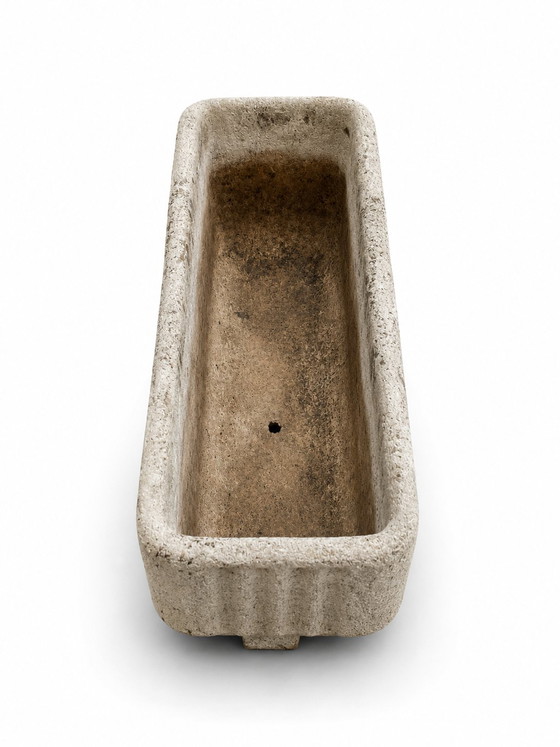 3 große rechteckige Steinpflanzgefäße – Pflanzkübel, Stone (photo 4 of 6)