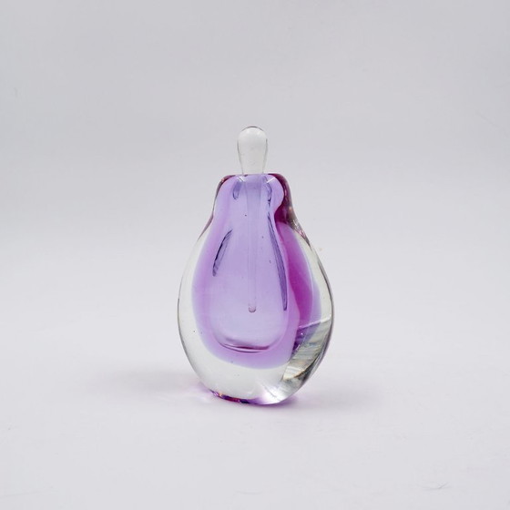 Image 1 of Bottiglia di profumo "Sommerso" in vetro soffiato viola