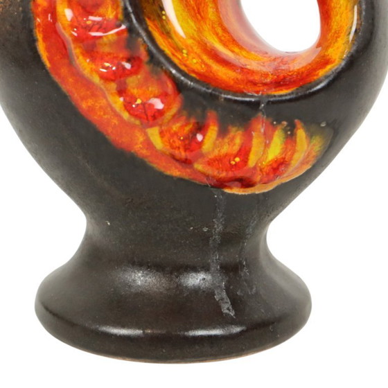 Image 1 of Vaso di lava arancione grasso Germania Ovest