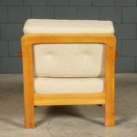 Image 1 of Vintage Danish armchair - walnut - 1960s