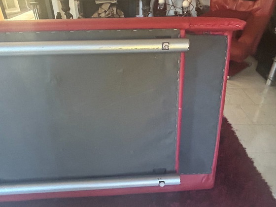 Rolf Benz 6500 Driezitsbank Rood Leer – 3-5 zitsbanken, Leather, rvs (photo 6 of 15)