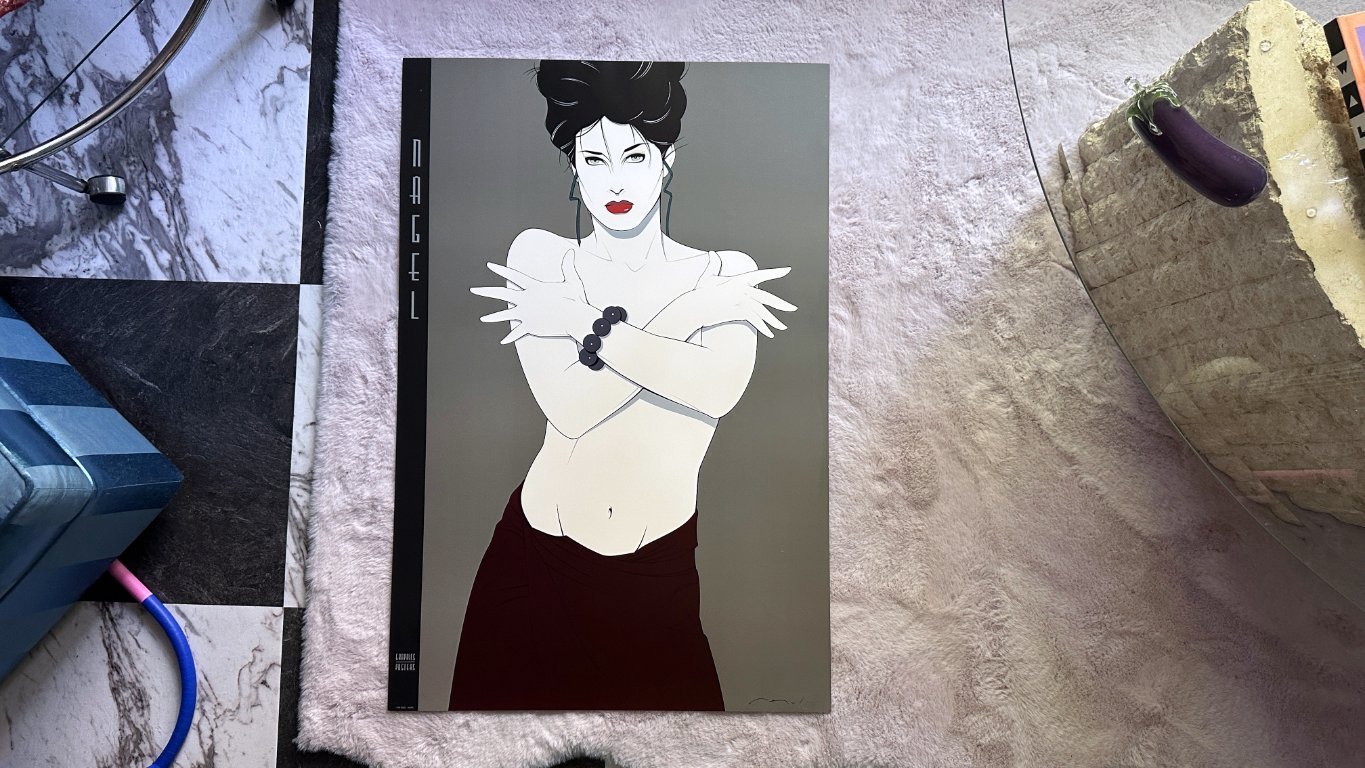 【専用】80s Patrick Nagel アートワーク フレーム付き 専用】80s Patrick Nagel アートワーク フレーム付き 専用】80s