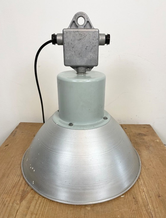 Image 1 of Industrial Aluminium Pendant Light from Elektrosvit, 1960s
