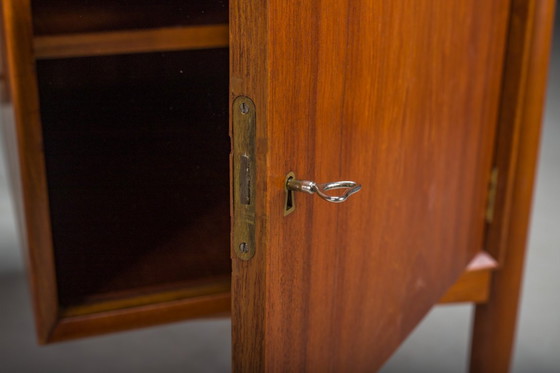 Image 1 of  Dänischer Chefschreibtisch aus Teakholz von Arne Vodder für H.P. Hansen, 1960er Jahre