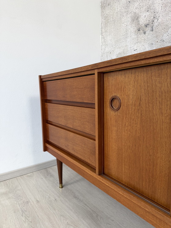 Image 1 of Teak sideboard / chest of drawers 200cm, 1960s