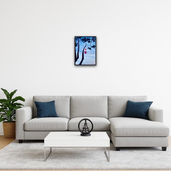 Image 1 of Acrylic and ink on canvas board, 40x30cm