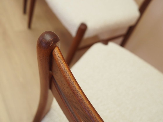 Image 1 of Sechs Teakholzstühle, dänisches Design, 1960er Jahre, hergestellt in Dänemark