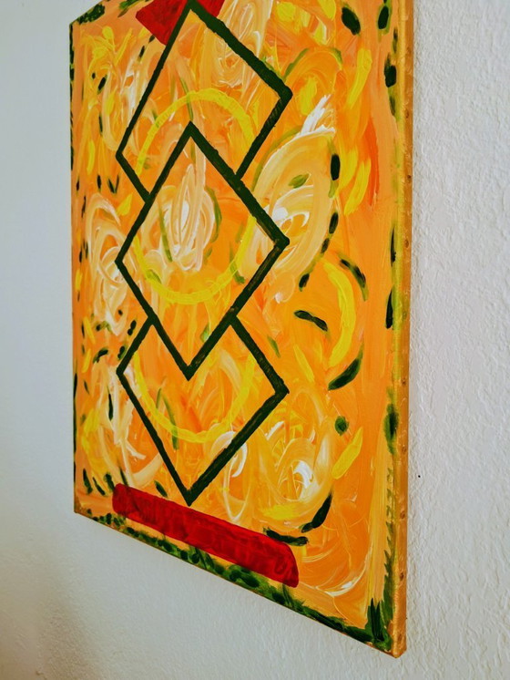 Image 1 of Enzo SAN MARCO - Totem Square - Artist's Painting